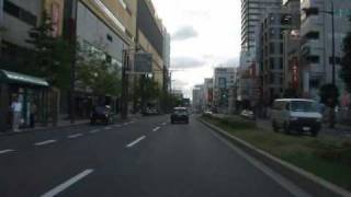 preview picture of video '自動車の目: 小倉南口（2010年版） Drive in Kokura Central, Kitakyûsyû City'