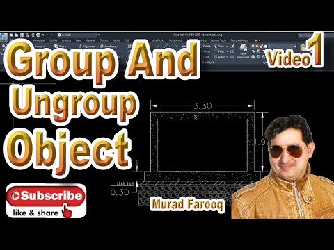 How to Group and Ungroup objects 2minutes Tip, Trick Video#1