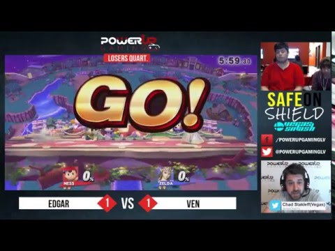 Safe on Shield S2.5 ven (Zelda) vs Edgar (Ness)