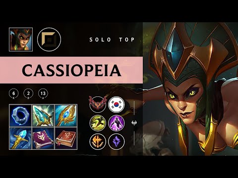 Cassiopeia Top vs Rumble - KR Grandmaster Patch 25.24