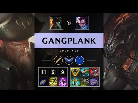 Gangplank Mid vs Yasuo - EUW Diamond Patch 25.17