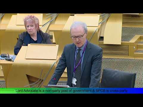 Alex Salmond Inquiry - History & Role of the Office of Lord Advocate of Scotland, 24 Feb 2021