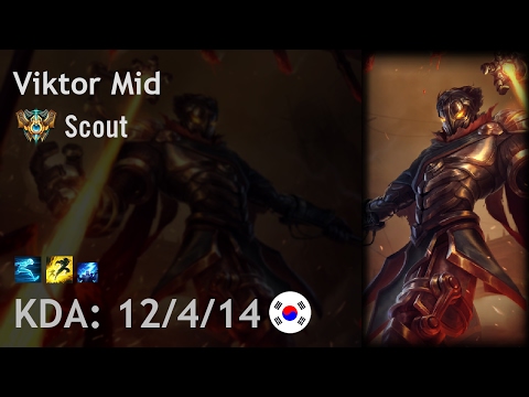 Viktor Mid vs Ekko - Scout - KR Challenger Patch 7.3