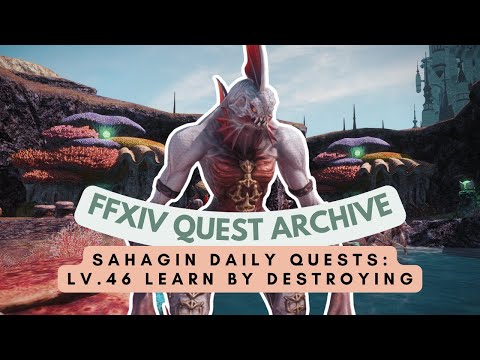 Lv.46 Learn by Destroying | No Commentary | FFXIV Quest Archive