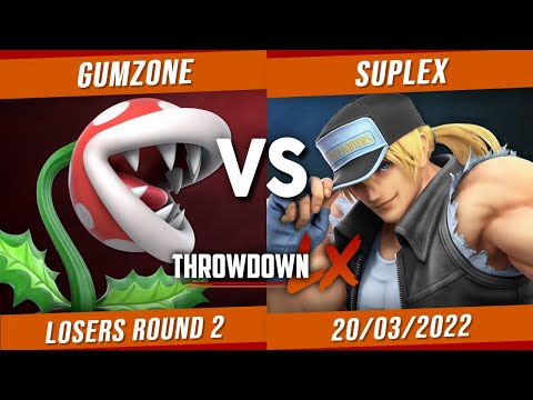 Throwdown LX #79 - Gumzone (Piranha Plant) VS SupLex (Terry) - Losers Round 2