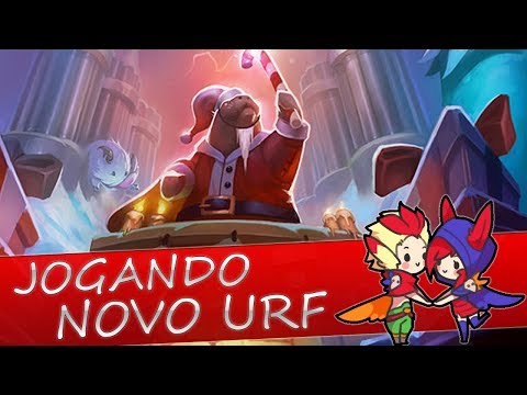 JOGANDO NOVO MODO ARURF - URF DE NATAL - League of Legends