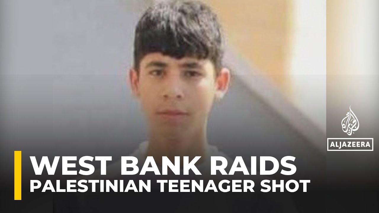 Israeli forces killed two Palestinians, including a teen, during a raid in the West Bank