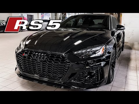 2021 Audi RS5 Sportback (450 HP) Mythos Black Walkaround Review