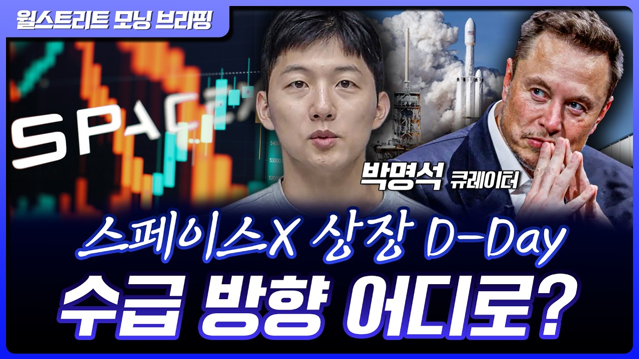 스페이스X, 상장 직후 급등...인텔, AMD 등 CPU 섹터 강세 [월가 뉴스레터]