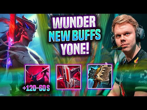 WUNDER TRIES YONE NEW BUFFS! - FNC Wunder Plays Yone Top vs Teemo! | Season 2022