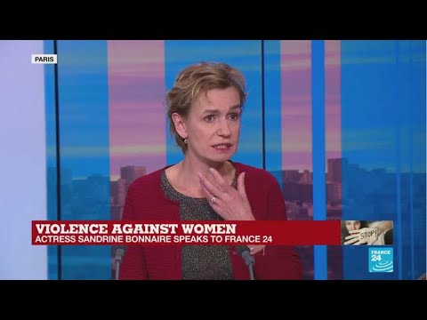 Sandrine Bonnaire shares her experience with domestic violence