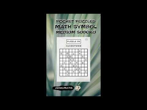 Book: Pocket Puzzles - Math Symbol Sudoku - Medium level.