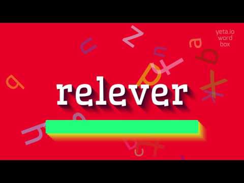 How to say "relever"! (High Quality Voices)