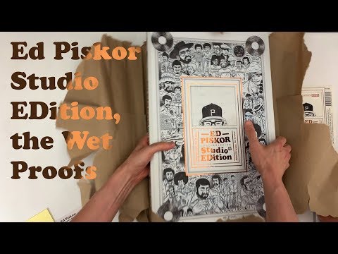 ED Piskor Studio EDition, the Wet Proofs