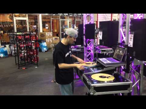 Pioneer PLX 1000 Turntable Demo w: DJ NVS Styles