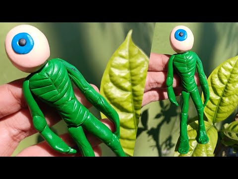 Action Figure Siren Head eye bola Clay Sculpture| (futuristic art)