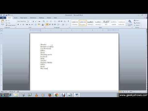 Microsoft Office Word 2010 Minimize and Maximize the Ribbon