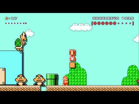 SMB3 Tiny/Huge Area 10 Red Coins by wazzup - SUPER MARIO MAKER - NO COMMENTARY 1AV