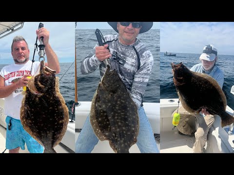 4 Days in August - Catching and Releasing 4 Double Digit Fluke in Block Island!!