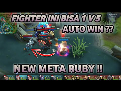 NEW BUILD RUBY, FIGHTER INI HABIS DI BUFF JADI OP BANGET !!