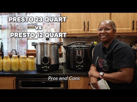 Comparing Presto Digital Canners - 12 Quart vs 23 Quart