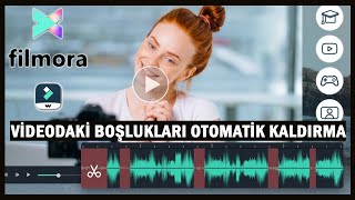 FİLMORA X İLE VİDEODAKİ BOŞ SESLERİ KALDIRMA | Remove Silence Automatically In Wondershare Filmora X