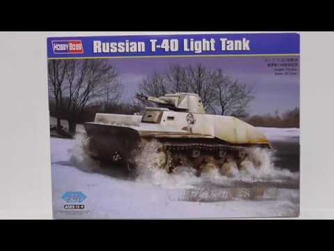Hobby Jefe 83825 Kit Modelo Ruso T-40 Tanque Ligero