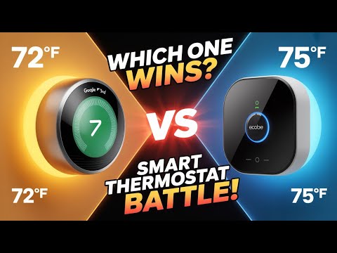 Nest Thermostat vs Ecobee vs Amazon! ⚔️ Which Smart Thermostat is REALLY Worth $200+