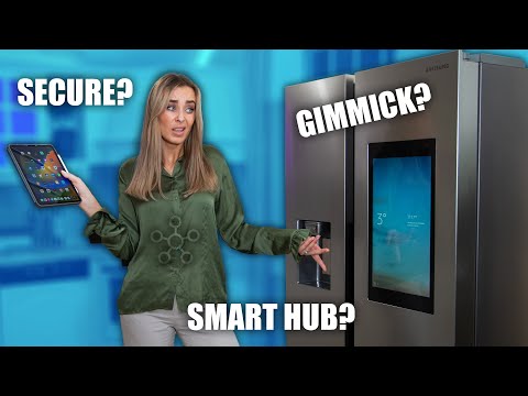Is this Smart Fridge Spying on You? 😱 Samsung Family Hub Review: Touch Screen, Cameras & more
