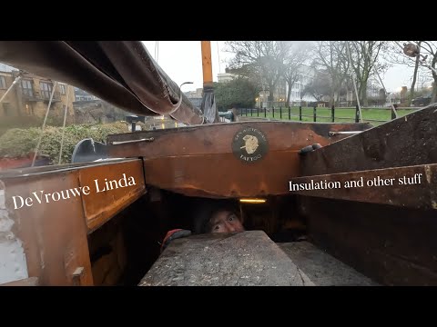 Insulation and other stuff Dutch Barge Linda 119