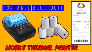 Portable Bluetooth thermal Printer |Bluetooth mobile thermal Printer in Pakistan