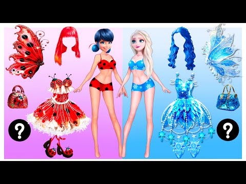 Miraculous Ladybug  Disney Princess, Wednesday & Friends Transformation! | Style wow