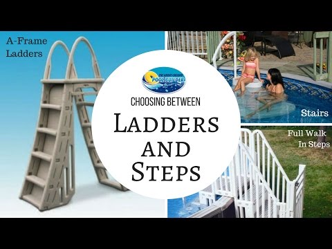 Above Ground Pool Ladders and Steps