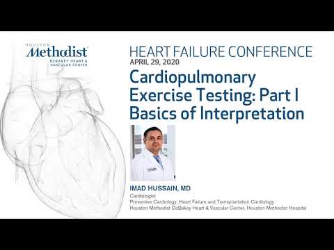 Cardiopulmonary Exercise Testing: Part I Basics of Interpretation (Imad Hussain, MD) April 29, 2020
