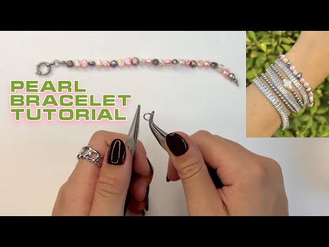 DIY Pearl Bracelet Tutorial | Easy Step By Step for Beginners