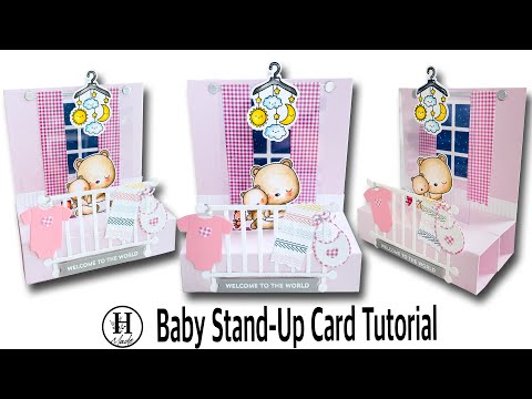 Baby Stand Up Card | Baby Pop-Up Card