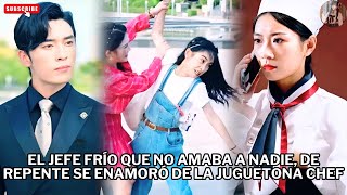 El jefe frío que no amaba a nadie, de repente se enamoró de la juguetona chef #películas #drama #ceo