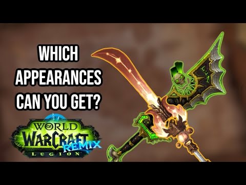 WHICH ARTIFACT APPEARANCES CAN YOU GET IN LEGION REMIX & HOW CAN YOU GET ALL THE HIDDEN APPEARANCES