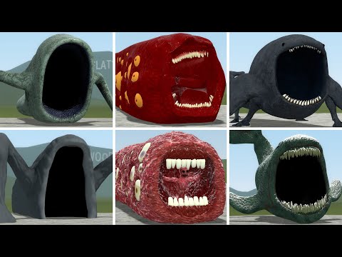 OLD AND NEW UPDATE: SEA EATER, TRAIN EATER, THE BLOOP VS ALL TREVOR HENDERSON BATTLE In GMOD!