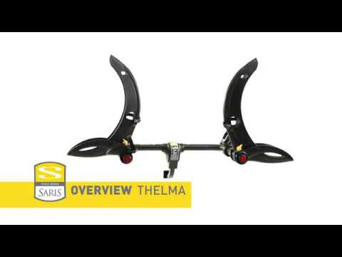 Saris Thelma platform hitch bike rack demonstration