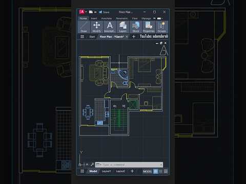 Intermediate To Advanced AutoCAD architecture floorplan architect