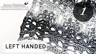 LEFT | CROCHET | LOST SOULS STOLE | Rectangle Skull Shawl/Wrap | PART 1