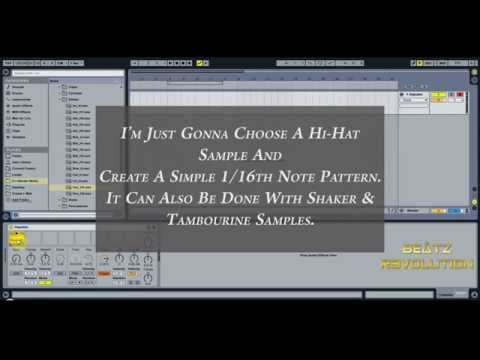 How To Program Natural Sounding Hi Hats/Shakers/Tambourine In Ableton Live - Tutorial
