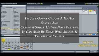How To Program Natural Sounding Hi Hats/Shakers/Tambourine In Ableton Live - Tutorial