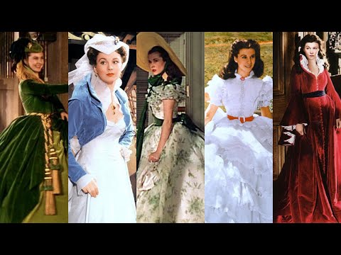 the importance of scarlett's dresses in gone with the wind 🔥🎬🎞