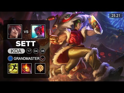 Sett vs Yone Top - EUW Grandmaster - Patch 25.21 Season 15