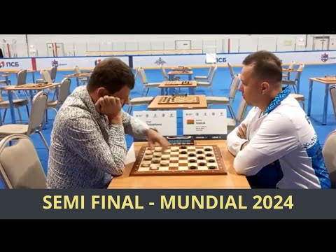 Semi Final o Campeonato Mundial de Damas 2024 - Regra Brasileira
