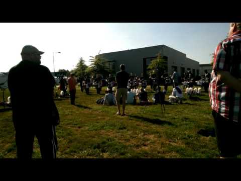 Jubal Drumline warm-up in the lot 2016