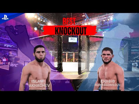 Khabib Nurmagomedov VS Islam Makhachev | Full Fight Knockout Match.