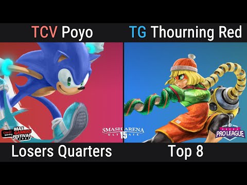 SAU15: Losers Quarters - TCV| Poyo (Pyra/Mythra, Sonic) Vs.TG| Thourning Red (Min Min)